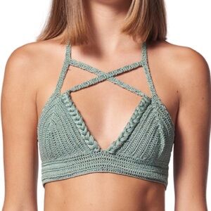 Ayni Cotton Crochet Bikini Top